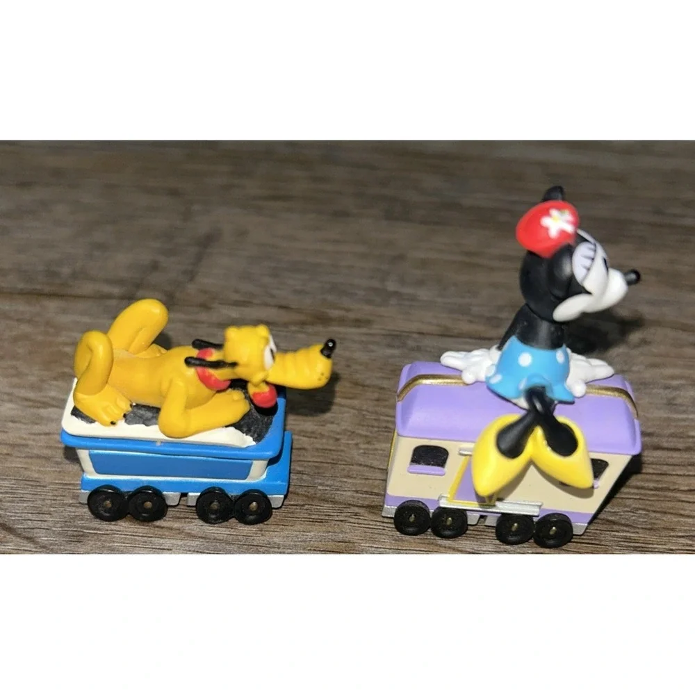 Disney 1998 Hallmark Miniature Partial Train Set Mickey‎ Minnie Mouse Pluto